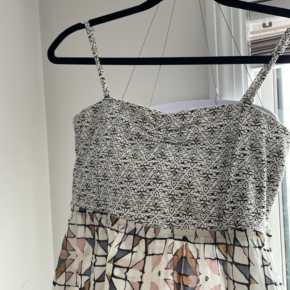 ROXY Sundress Tube Tank Strapless Mini Short Summer Beach coverup Dress - Med - Picture 10 of 17